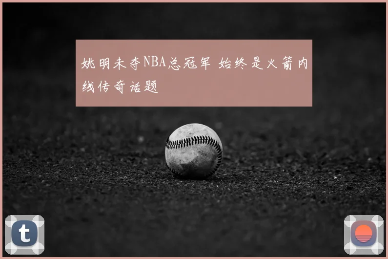 姚明未夺NBA总冠军 始终是火箭内线传奇话题